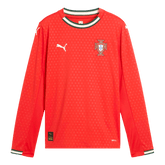 Portugal Long Sleeve Home Soccer Jersey 2025